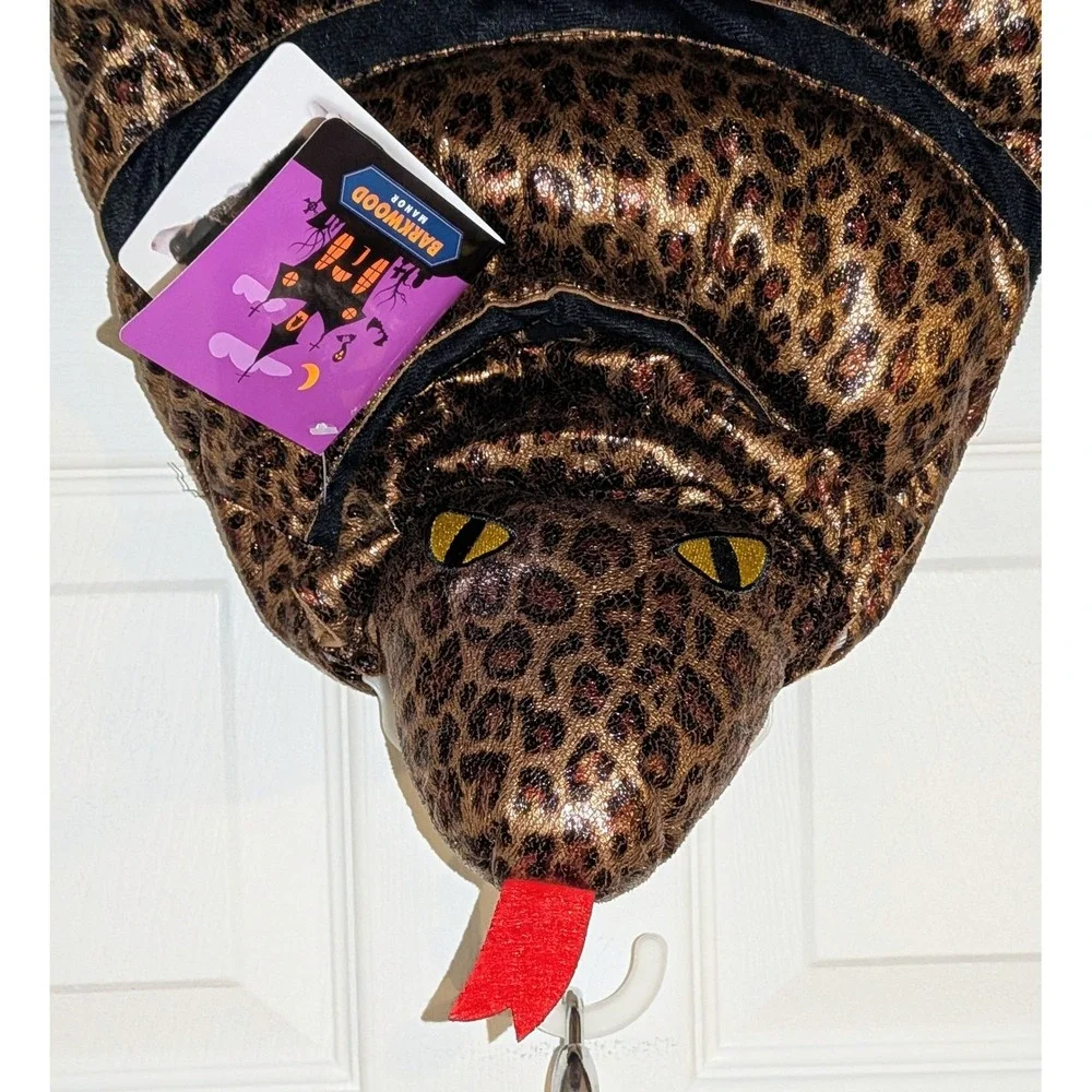 Barkwood Manor Rattlesnake Pet Costume Medium Padded Snake Dog‎ Cat NWT